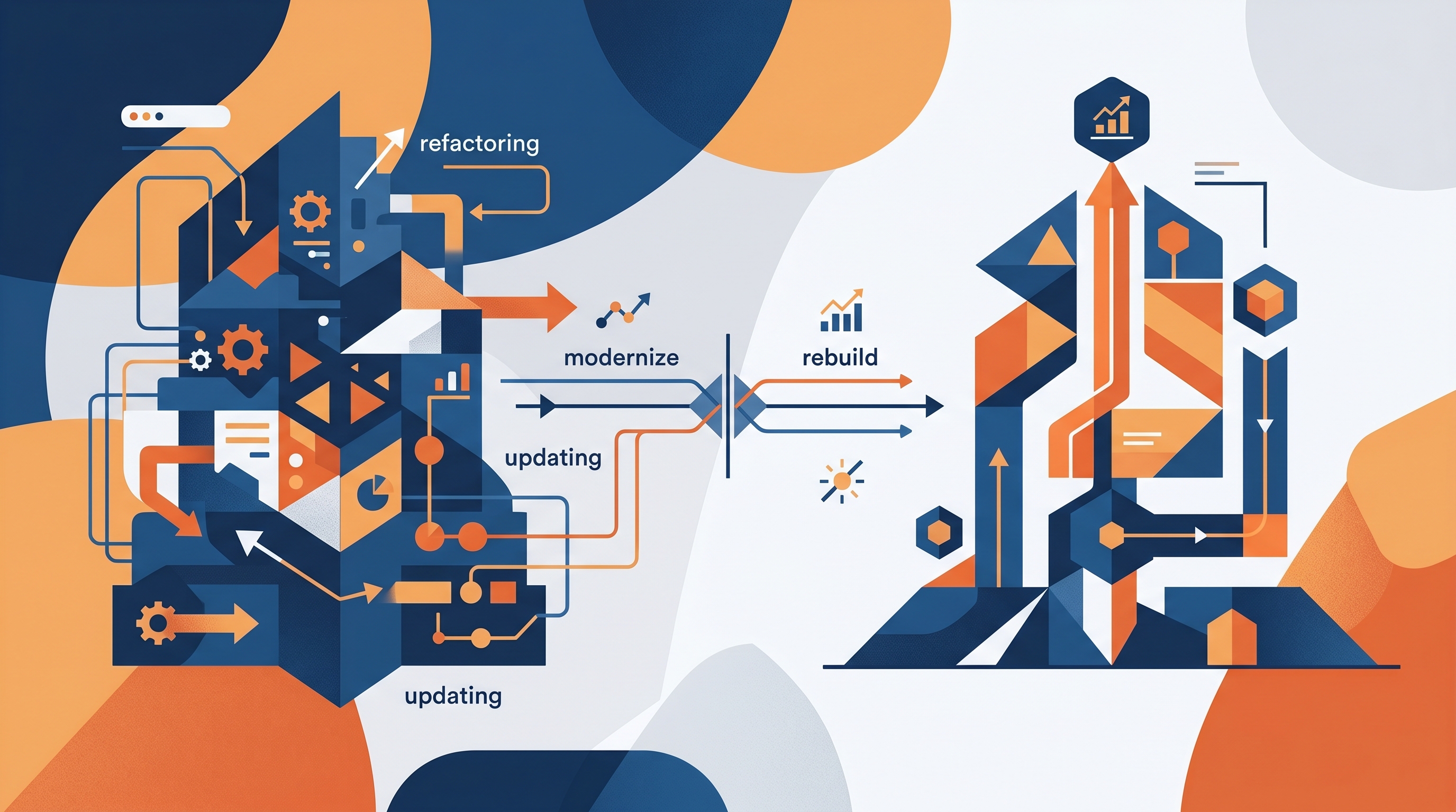 Oude website moderniseren of opnieuw bouwen? Dit helpt je kiezen